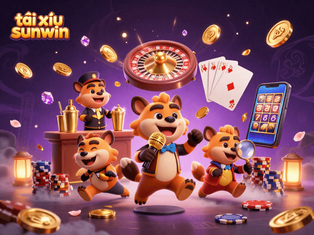Engage in the thrilling action of tài xỉu sunwin at a vibrant comedy casino.