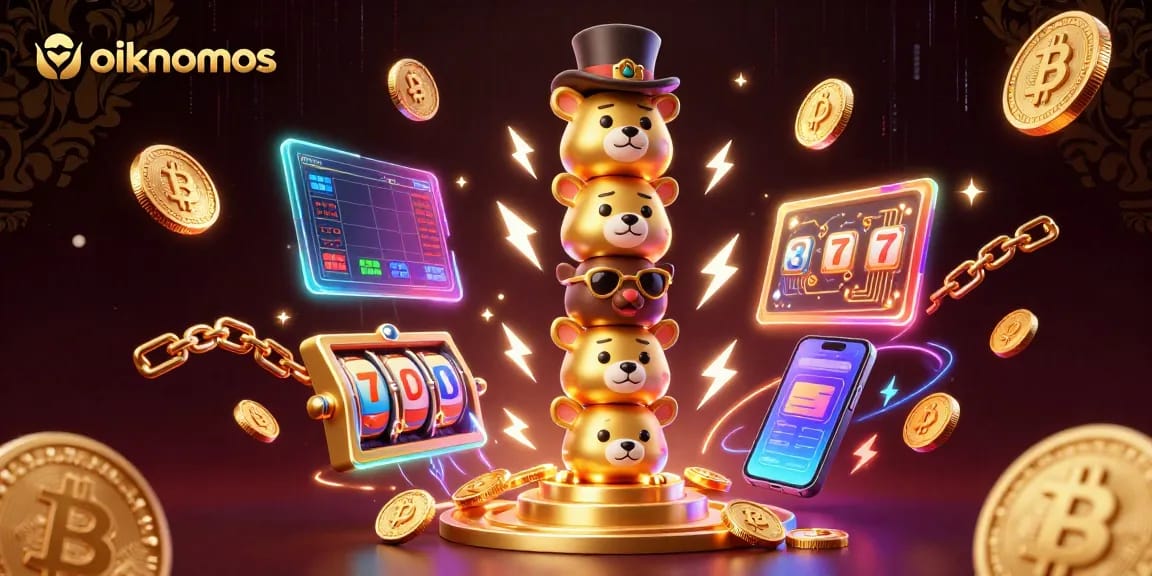 Engage with oikonomos while winning big at a vibrant casino atmosphere filled with excitement.