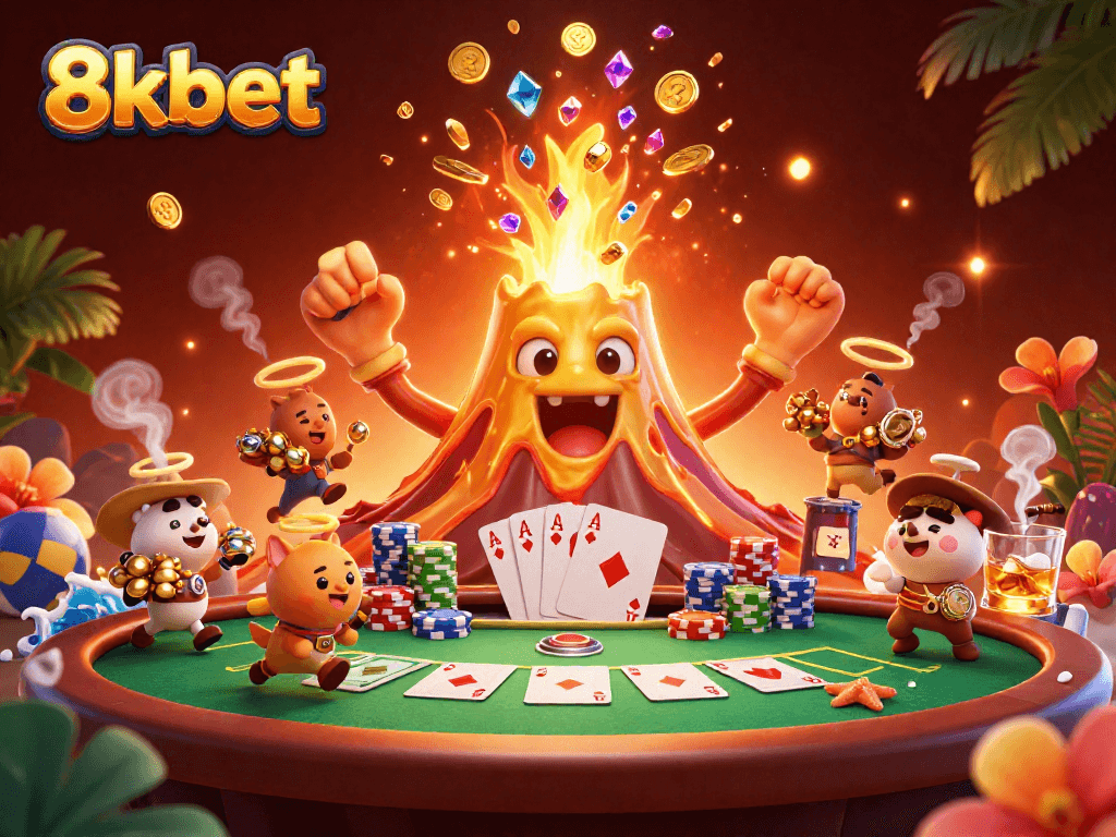 Experience the excitement of 8kbet with thrilling poker action and treasure-filled adventure.