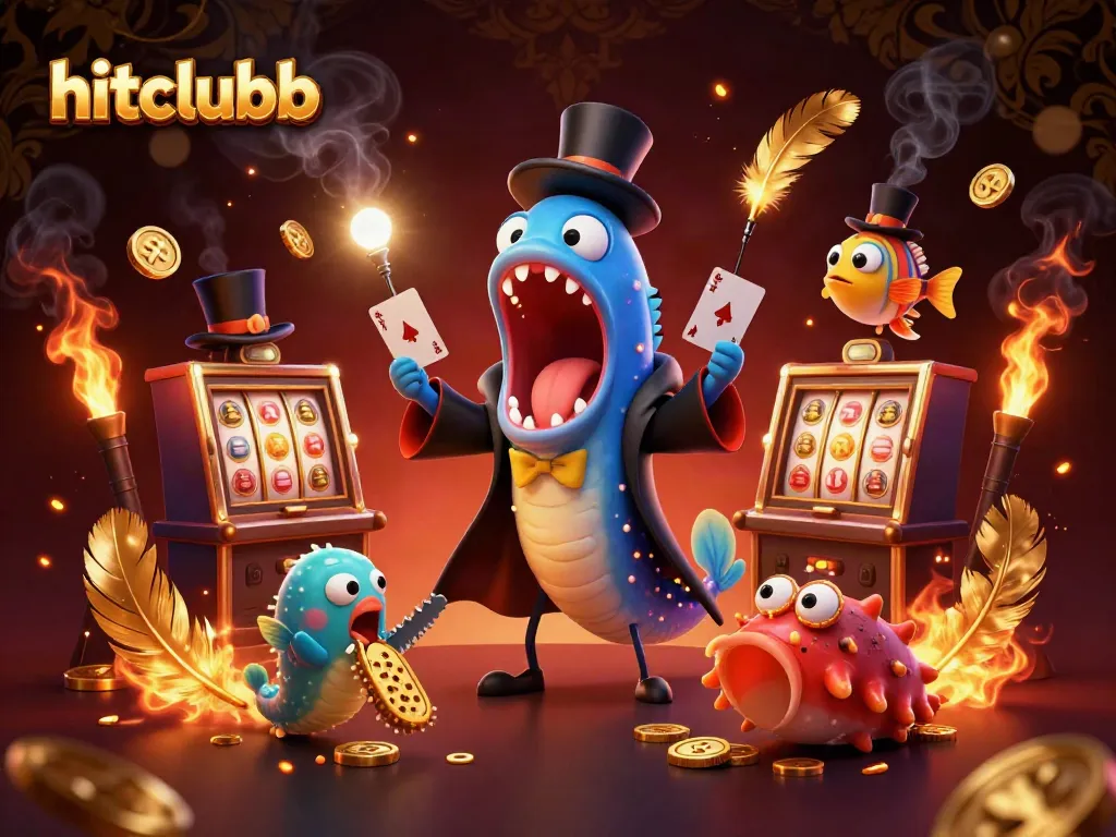 Experience thrilling gameplay at hitclubb with a whimsical scene featuring magical sea creatures and vibrant casino elements.