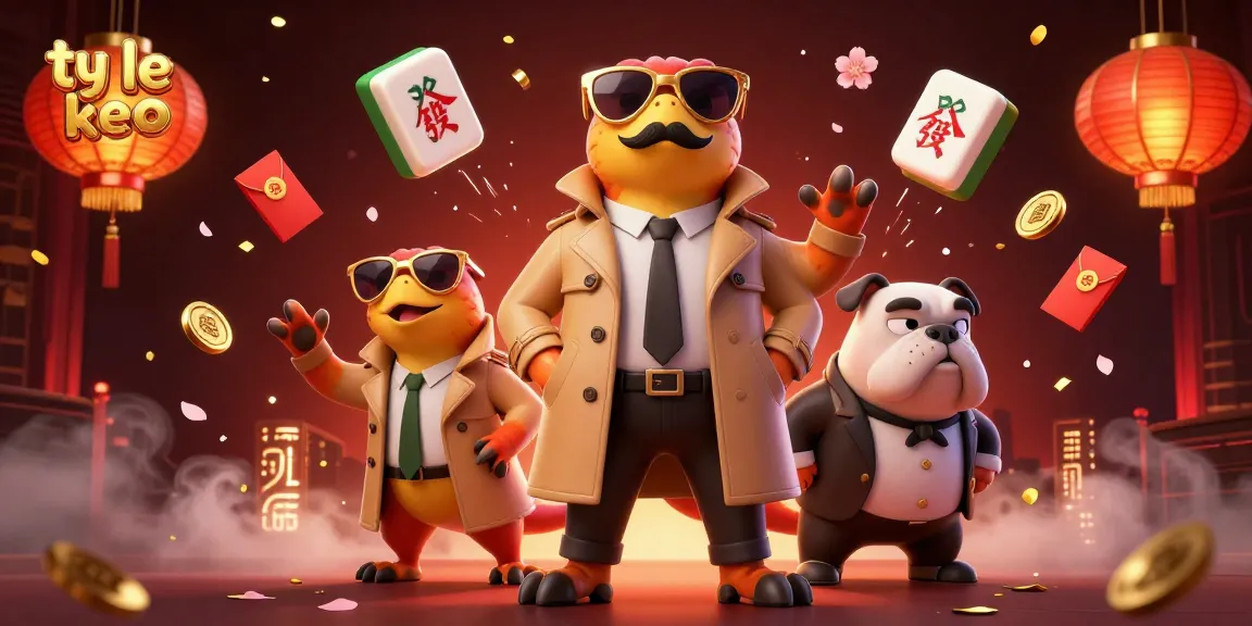 Place bets effectively with ty le keo in a vibrant casino scene filled with festive elements.