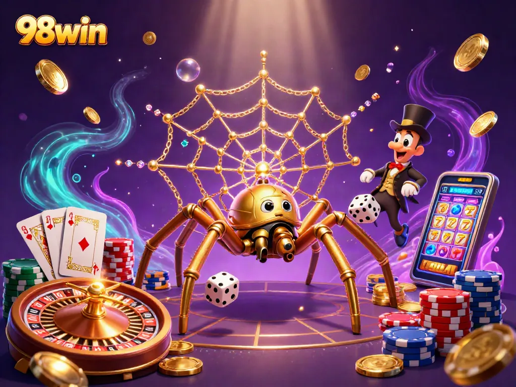 Experience excitement with 98win's steampunk charm in a vibrant casino adventure.
