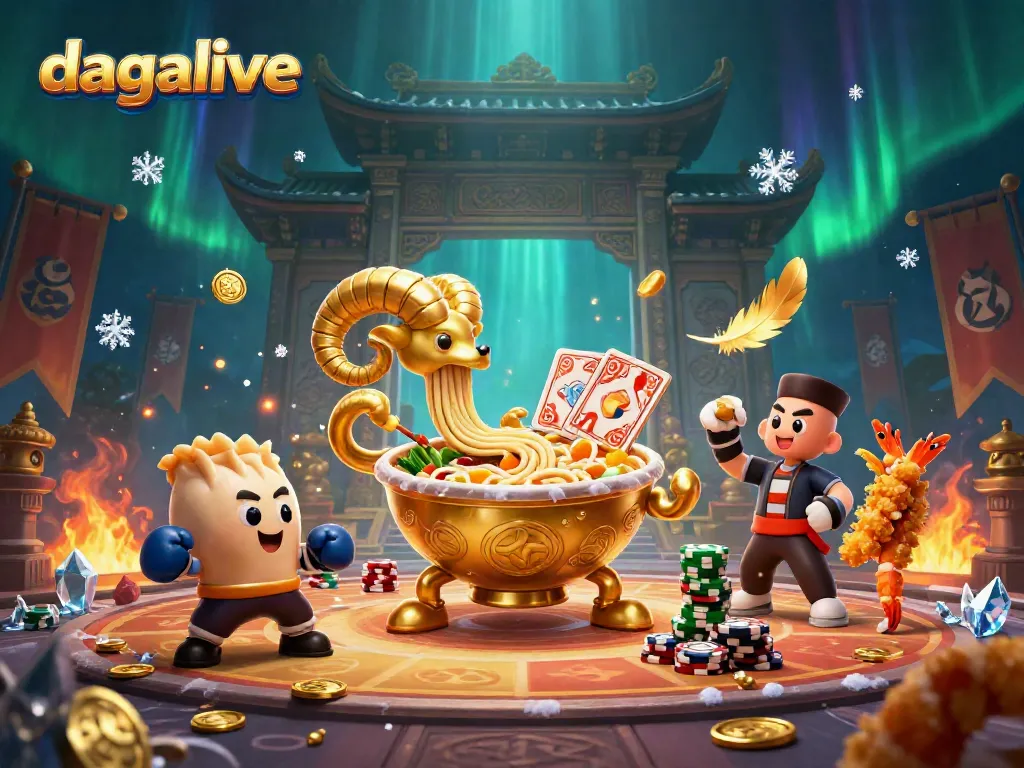 Experience high-stakes cockfighting action with dagalive, featuring dynamic characters and vibrant visuals.