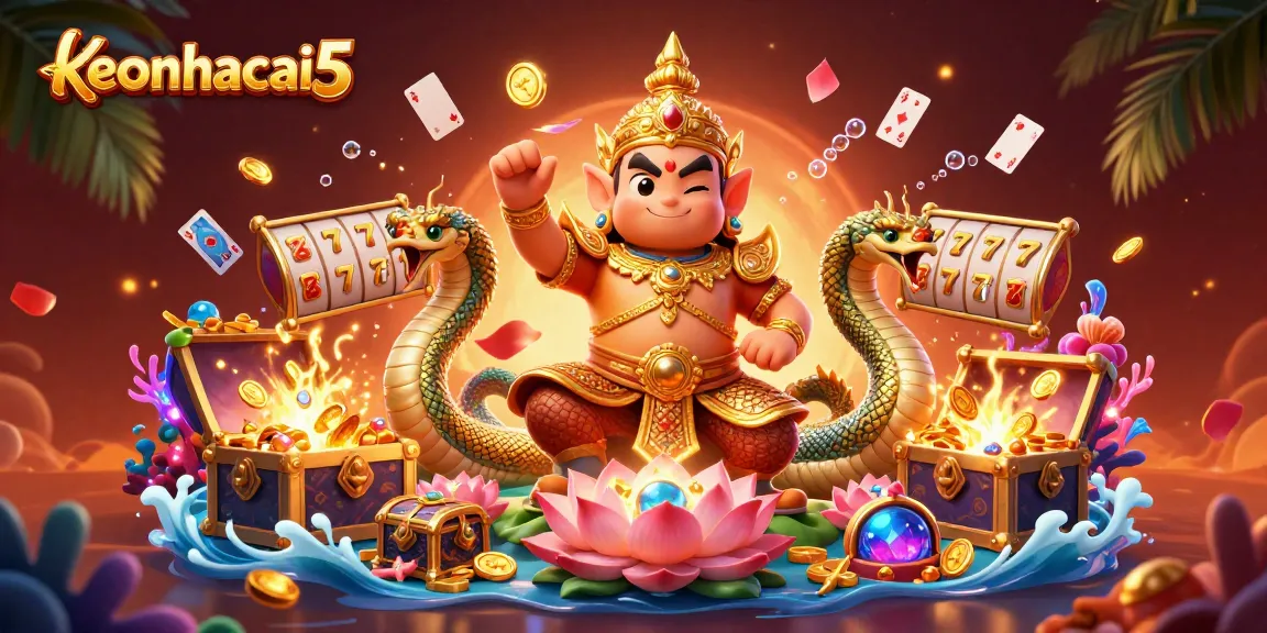 Experience thrilling gameplay with keonhacai5 featuring a vibrant casino scene with rich details.
