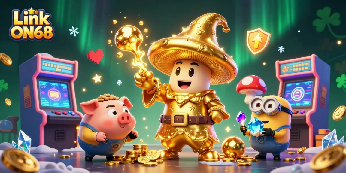 Experience thrilling game action with Link ON68 featuring magical characters and casino excitement!