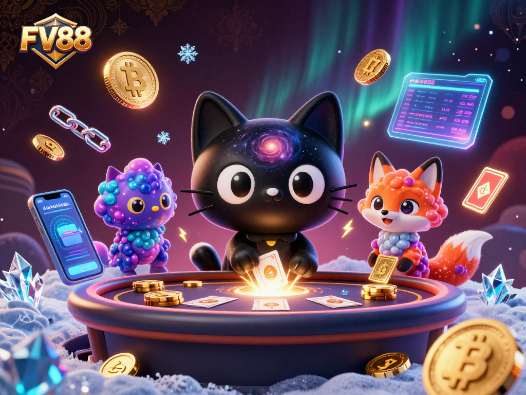 Experience winning action with FV88 at a cosmic casino where golden chips and cosmic charm collide.
