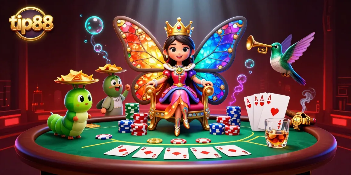 Experience the excitement of tip88 with our vivid 3D illustration of a vibrant casino scene.