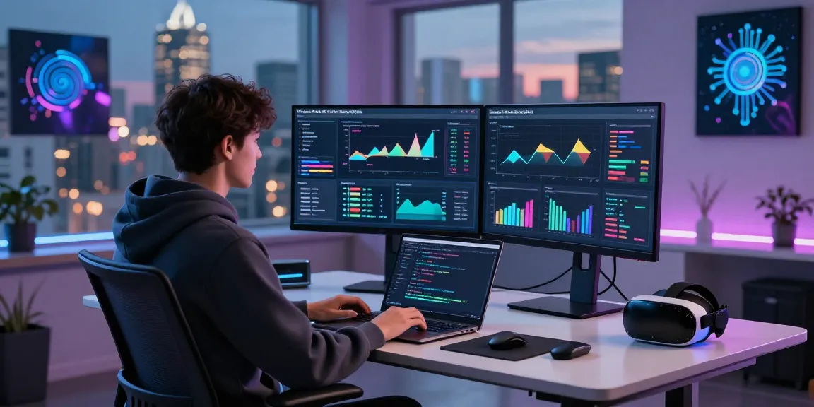 hot ai software development workspace with innovative tech tools