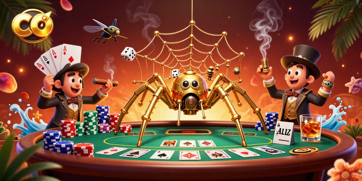 Catch lucky dice in a web of poker chips and whimsy at co's exciting casino