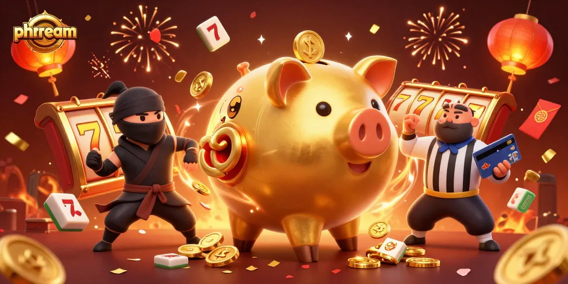 Witness the excitement of gameplay at phdream with a dynamic casino battle scene filled with vibrant elements.