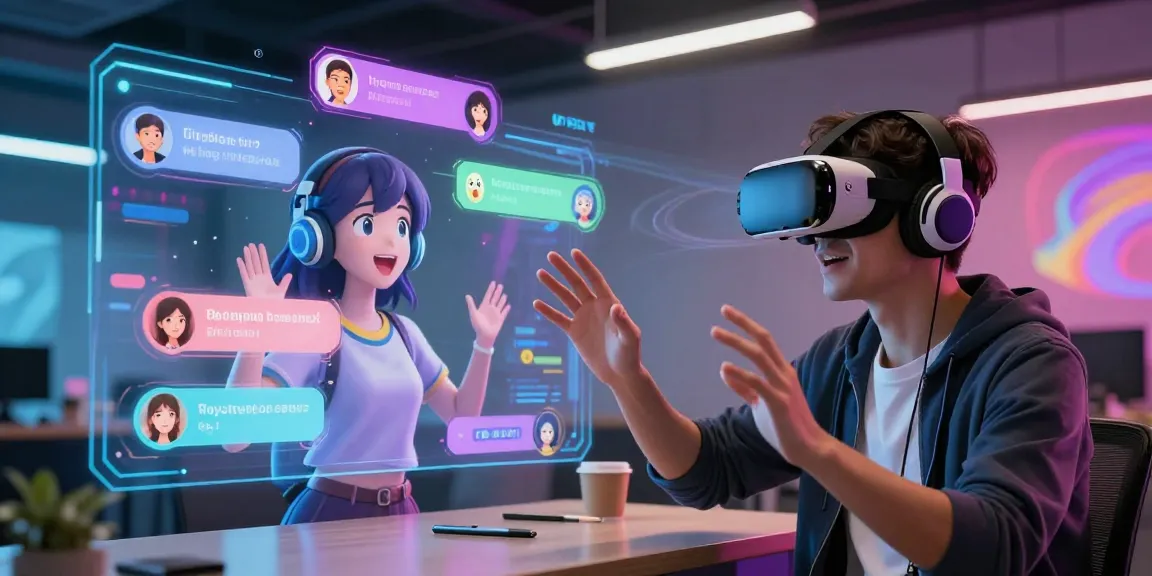 Engaging ai chat hentai interaction in a vibrant digital environment with animated characters.
