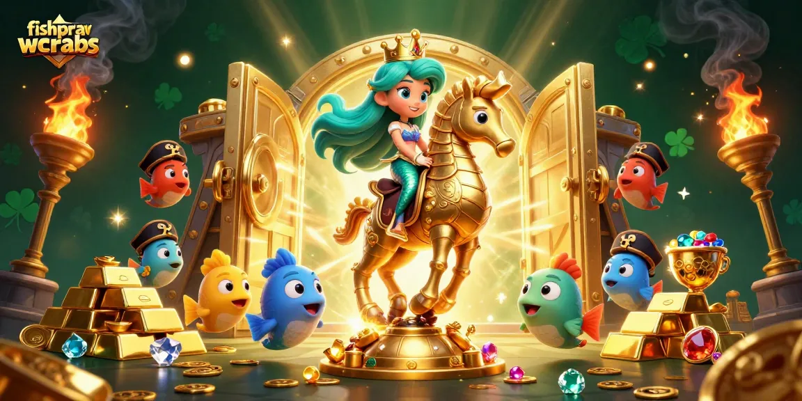 Experience thrilling action with fishprawncrabs in this magical undersea casino adventure
