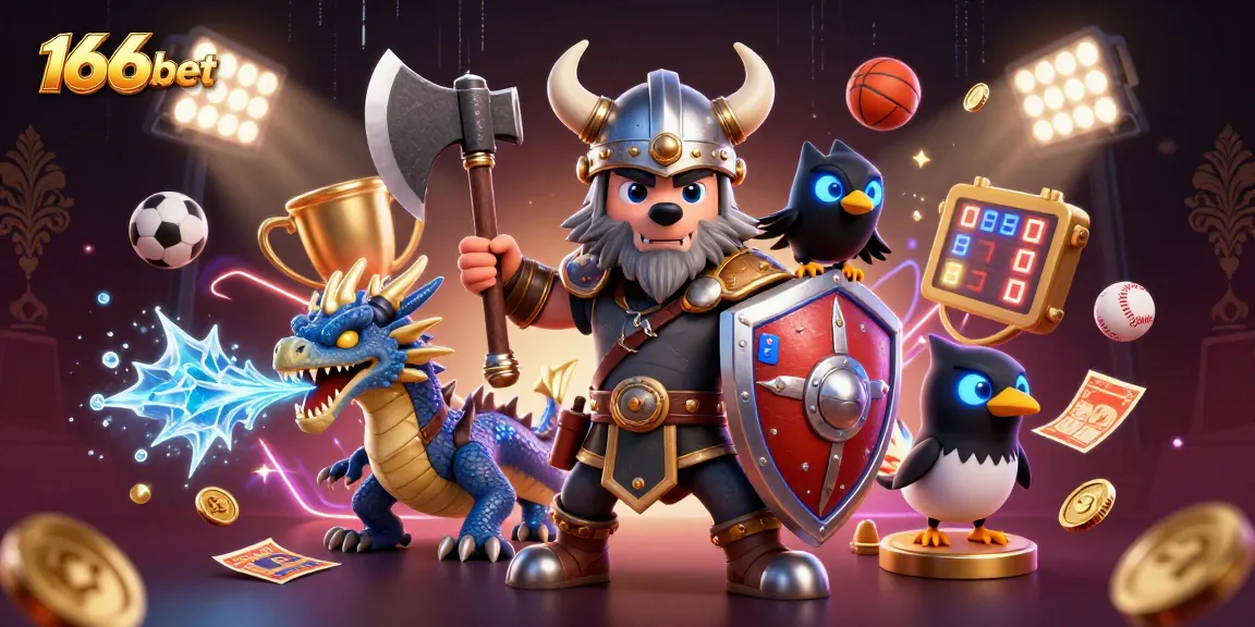 Engage with thrilling games on 166bet featuring exciting characters and dynamic sports elements.