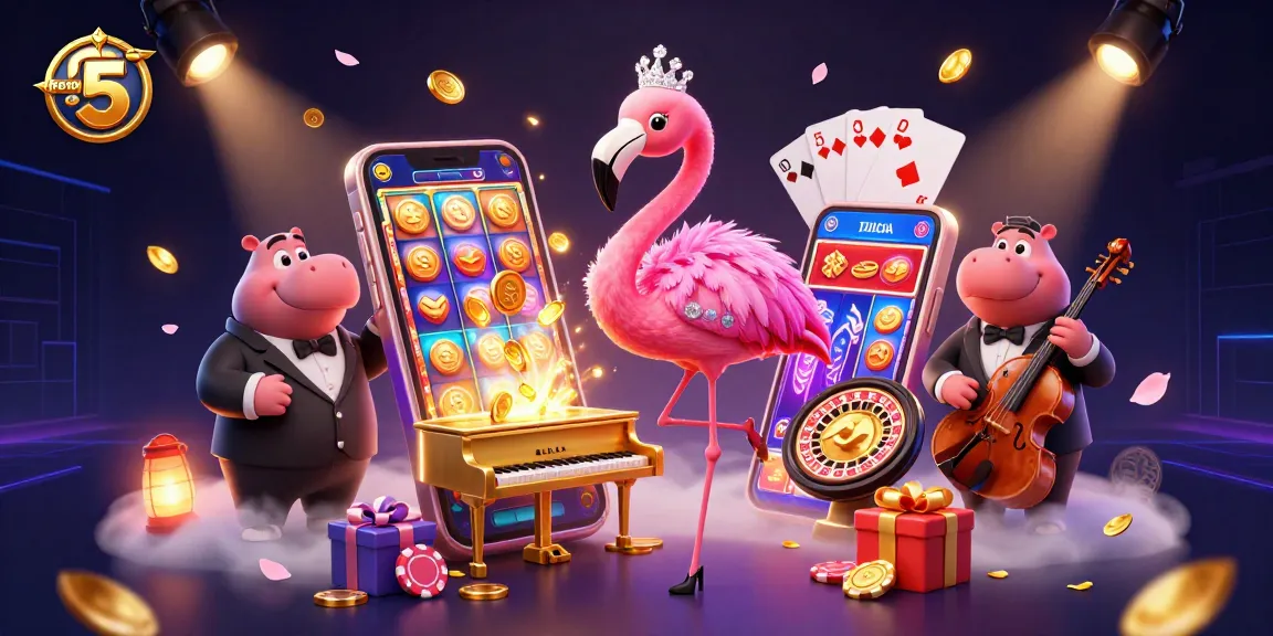 Engage in thrilling betting strategies with keo nha cai 5 amidst vibrant casino elements and lively characters.