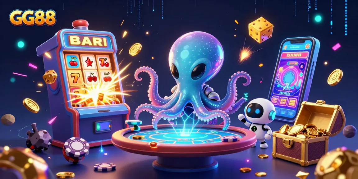Experience the thrill of GG88 with vibrant cartoon aliens at a virtual casino table