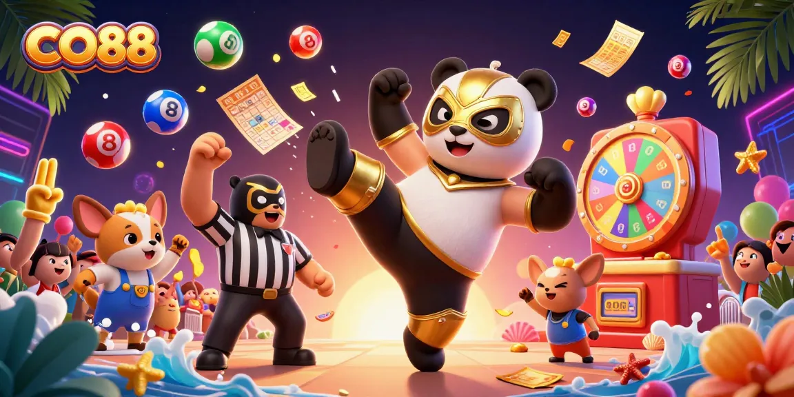 Engage in thrilling CO88 online gaming with our vibrant casino scene showcasing action and excitement.