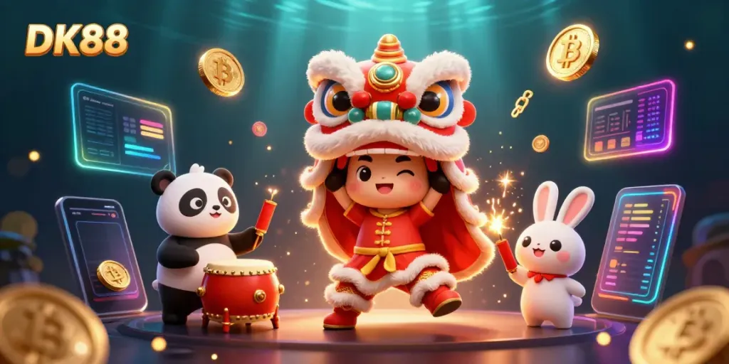 Engage in exciting gambling adventures at DK88 with thrilling characters and crypto elements.