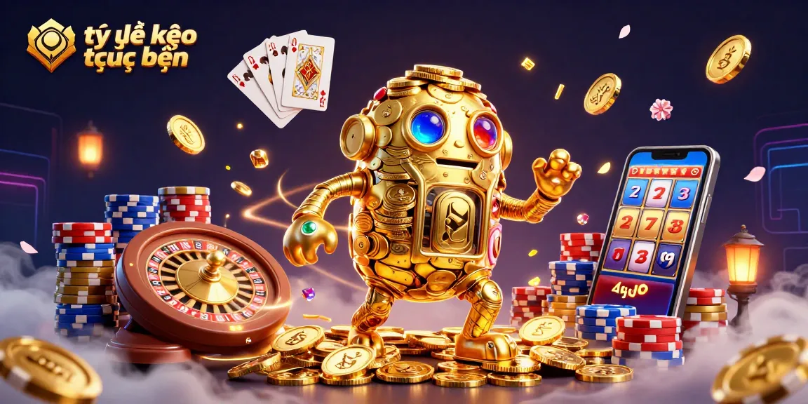 Experience the thrilling tỷ lệ kèo trực tuyến with dynamic symbols and vibrant casino elements.