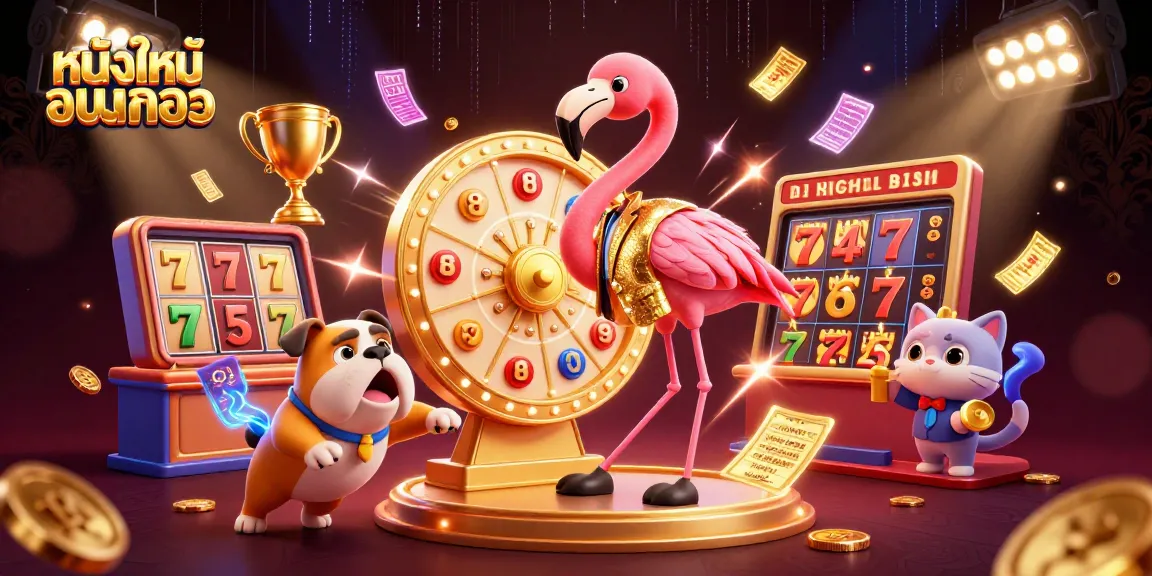 Experience thrilling scenes in หนังใหม่ชนโรง with vibrant characters and exciting casino elements.