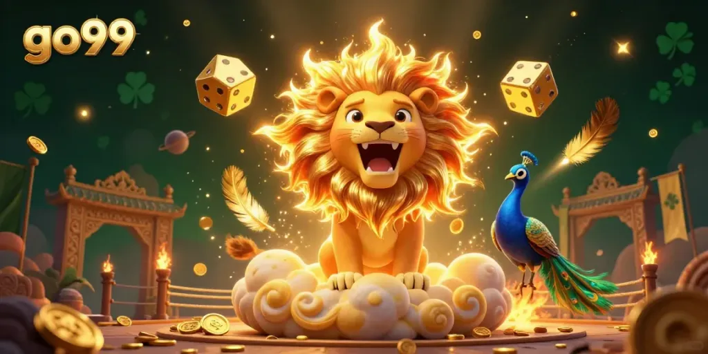 Experience thrilling wins at go99 with a vibrant illustration showcasing engaging casino elements.