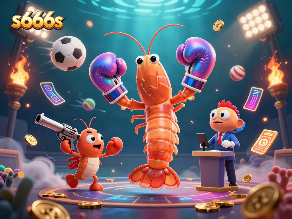 Engage in thrilling gameplay with s666s, featuring vibrant 3D characters and energetic sports elements.
