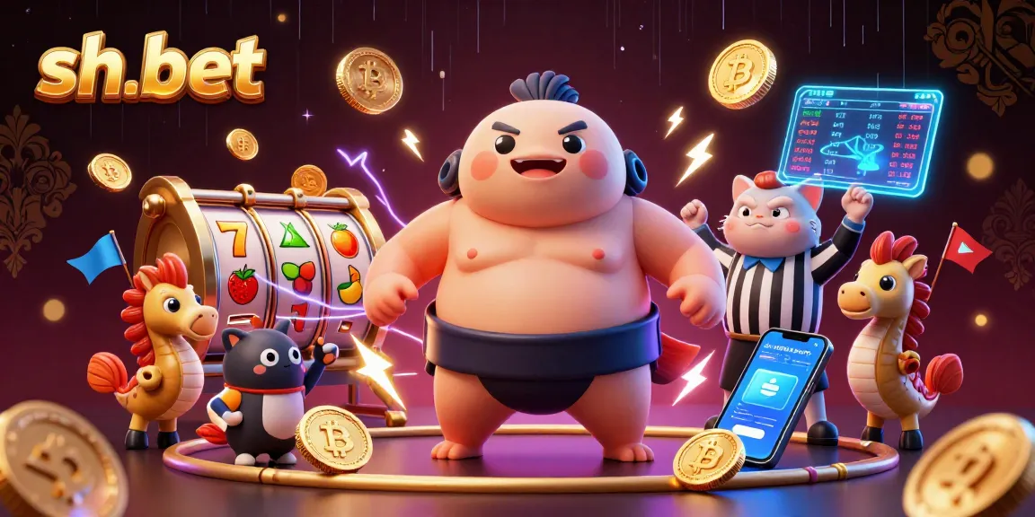 Experience the excitement of sh-bet with thrilling slot machines and vibrant underwater gaming elements, showcasing unique characters.