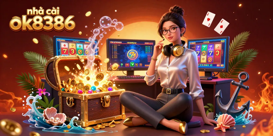 Experience the excitement of nhà cái ok8386 through a vibrant 3D casino gaming scene