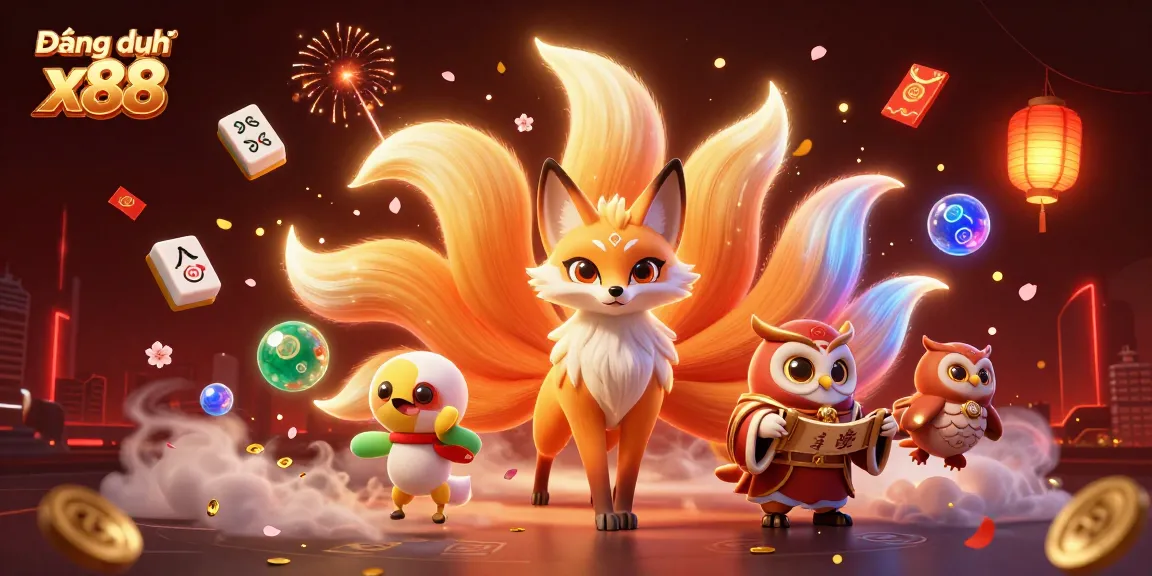 Experience the thrill of Đăng ký x88 with this vibrant and enchanting online casino illustration.