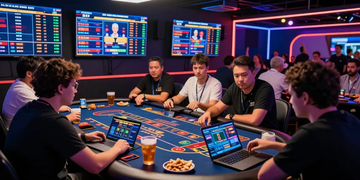 Engaged players in an exciting betting scene showcasing the keyword click tại đây in a vibrant online gaming environment.