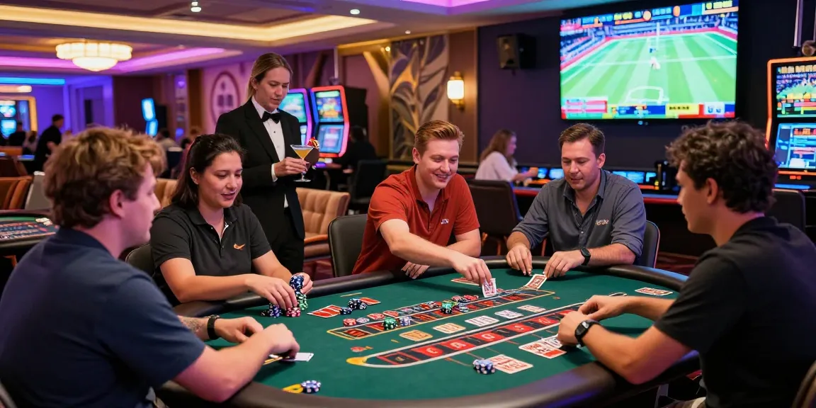 Click tại đây for an exciting online gambling experience in a vibrant casino atmosphere.