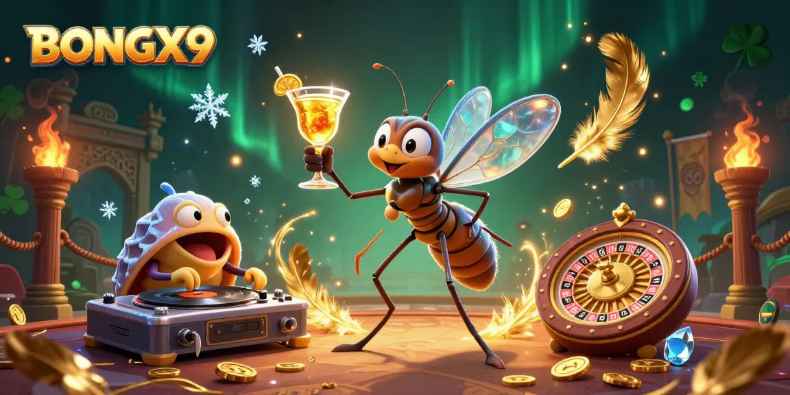 BONGX9 brings excitement alive with animated casino mascots and dynamic gambling elements.