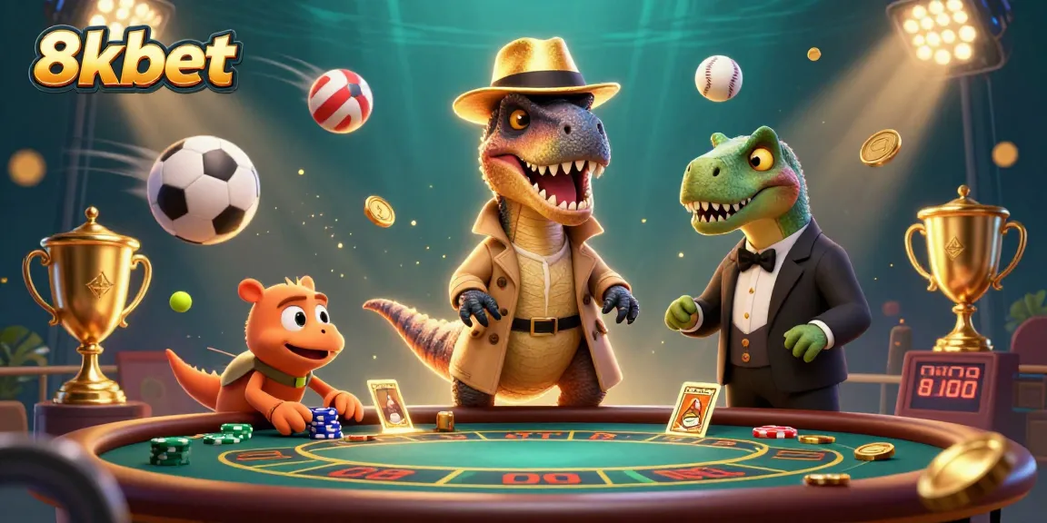 Engage in thrilling gaming at 8xbet, showcasing athletes and robust competition in a dynamic casino scene.