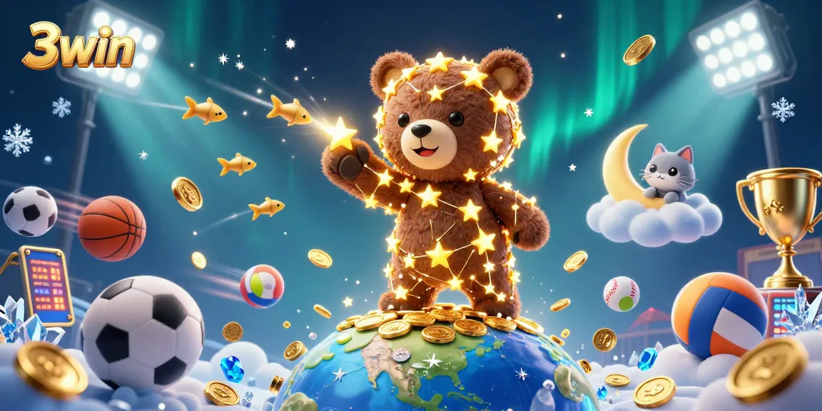 Experience thrilling gameplay at 3win with animated characters and vibrant casino elements.