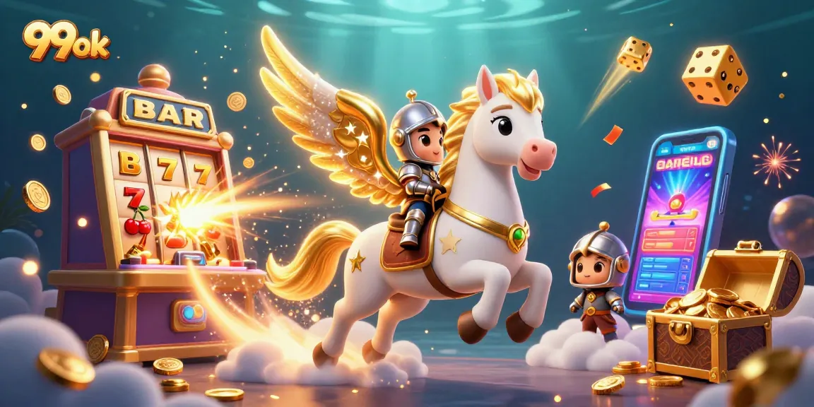 Experience exciting gameplay with 99ok's stunning casino scenes filled with jackpots and vibrant elements.