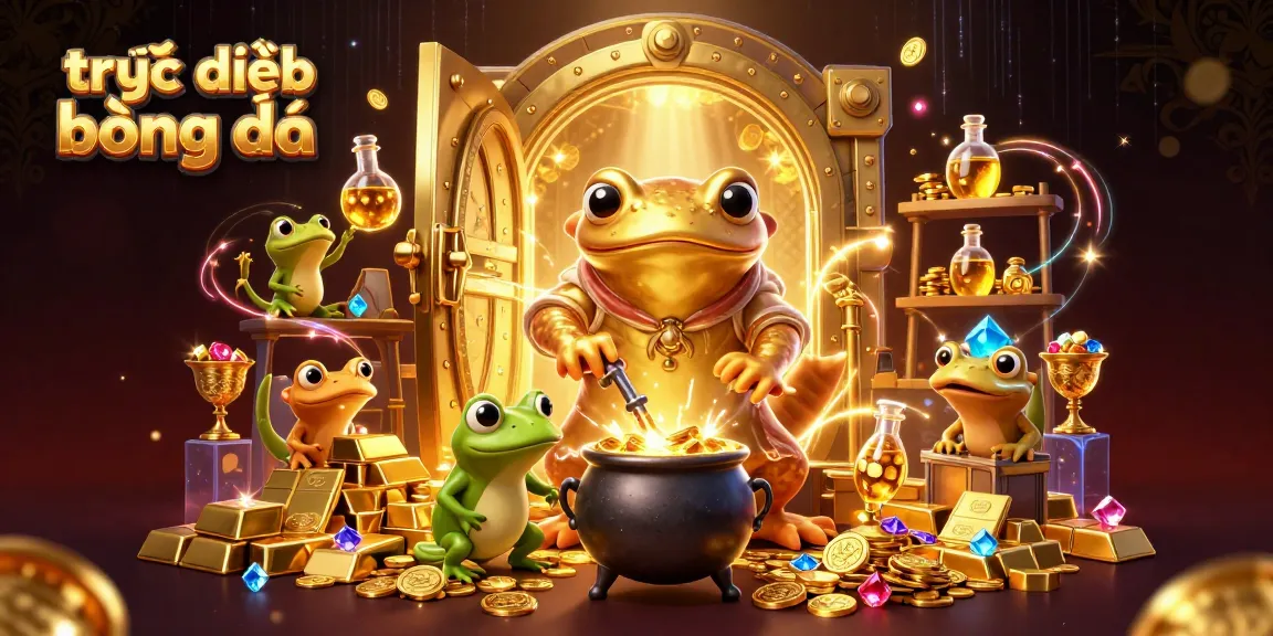 Experience trực tiếp bóng đá with a vibrant illustration showcasing dynamic characters and exciting elements in a rich casino scene.