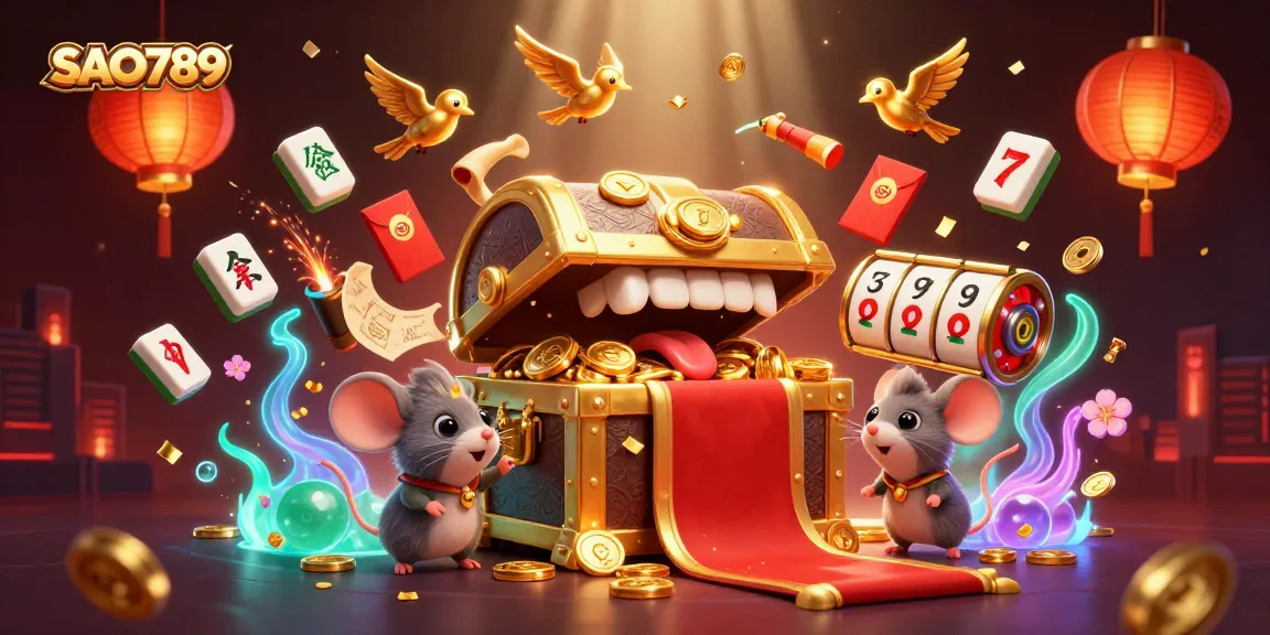 SAO789 enhances your winnings with vibrant illustrations of adventurous casino treasures.