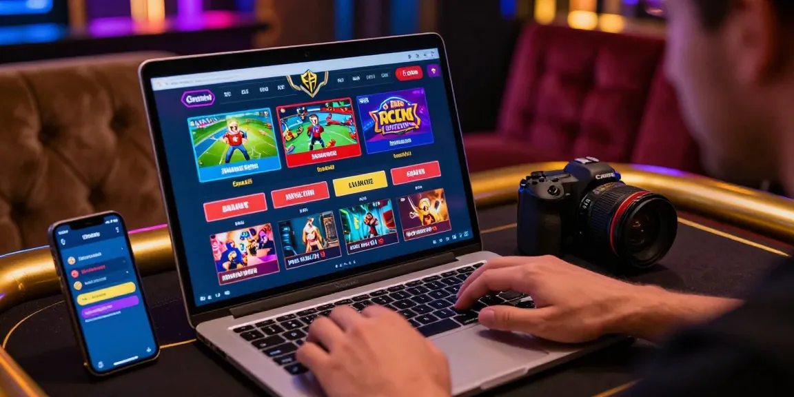 LUCK8 online casino interface with user placing bets on eSports, vibrant atmosphere showcasing modern gambling experience.