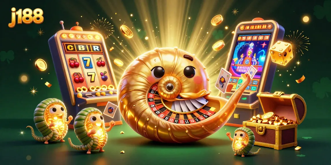 Experience exciting games at j188 with stunning visuals of casino elements and characters.