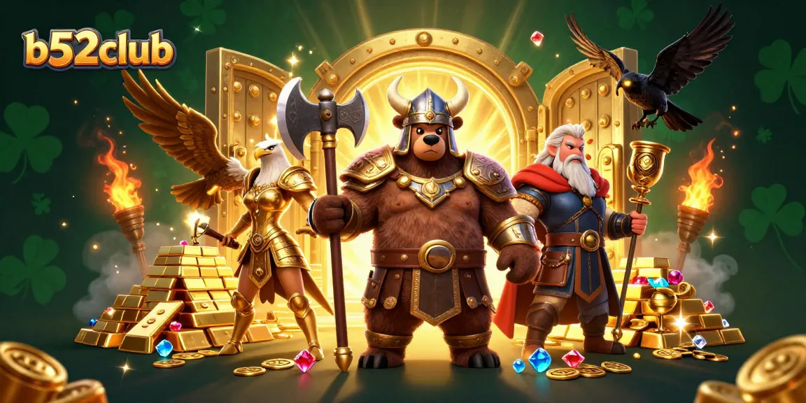 Experience thrilling wins with b52club in this vibrant 3D casino adventure full of treasures.