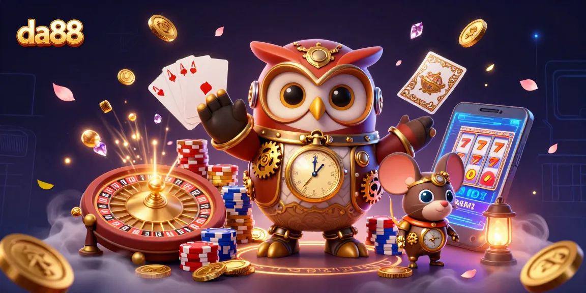 Experience thrilling gameplay with da88 in a vibrant casino scene filled with dynamic elements and winning opportunities.
