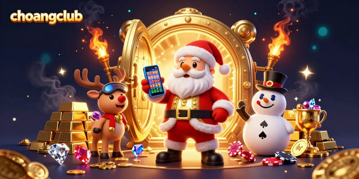 Spin to win at choangclub with vibrant characters in a rich casino scene representing gaming excitement.