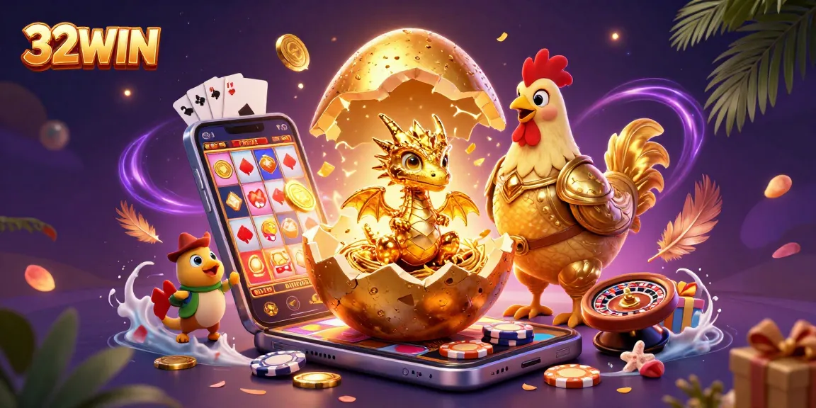 Experience thrilling wins at 32WIN with vibrant slot games and exciting poker activities.