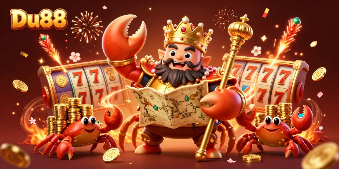 Spin to win at Du88 with a magnificent crab emperor and golden chips!