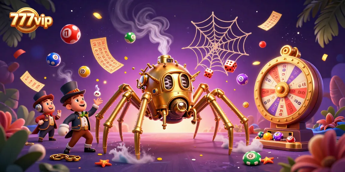 Experience vibrant winning moments with 777vip in a colorful, animated casino scene.