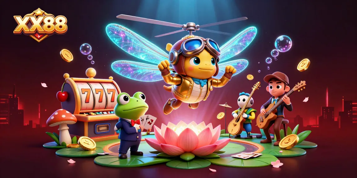 Players enjoy thrilling slots action at XX88 casino with vibrant gameplay elements.