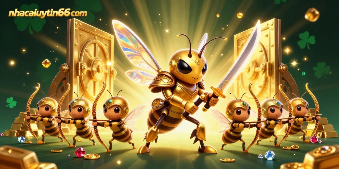 Strike it rich with nhacaiuytin66com as hornet warriors and treasure burst in a casino fantasy.