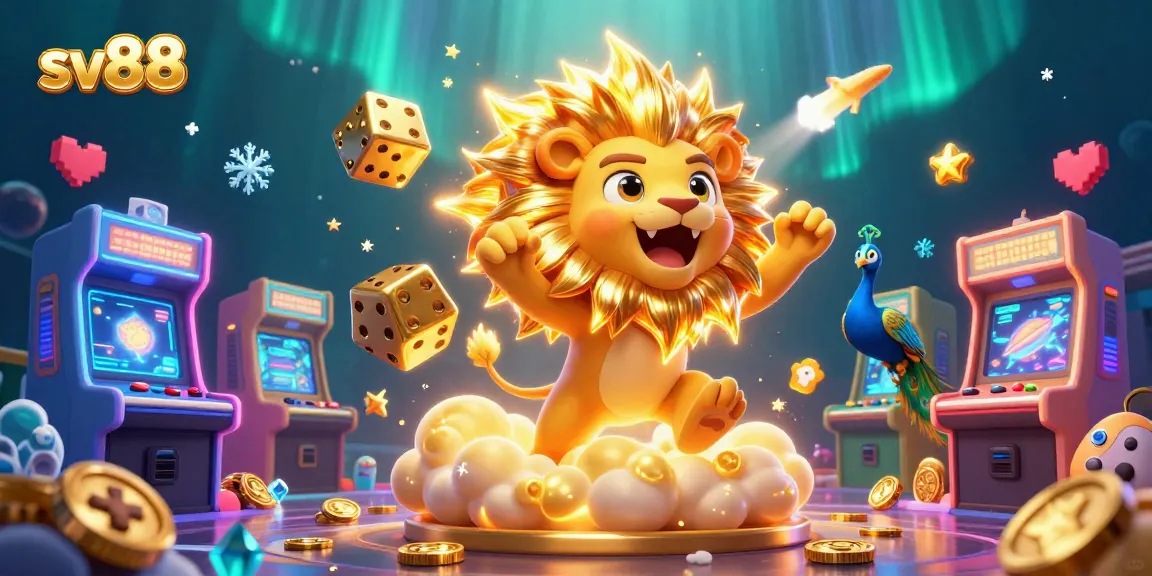 Engage in exciting gambling adventures with sv88, featuring vibrant casino characters and game elements.
