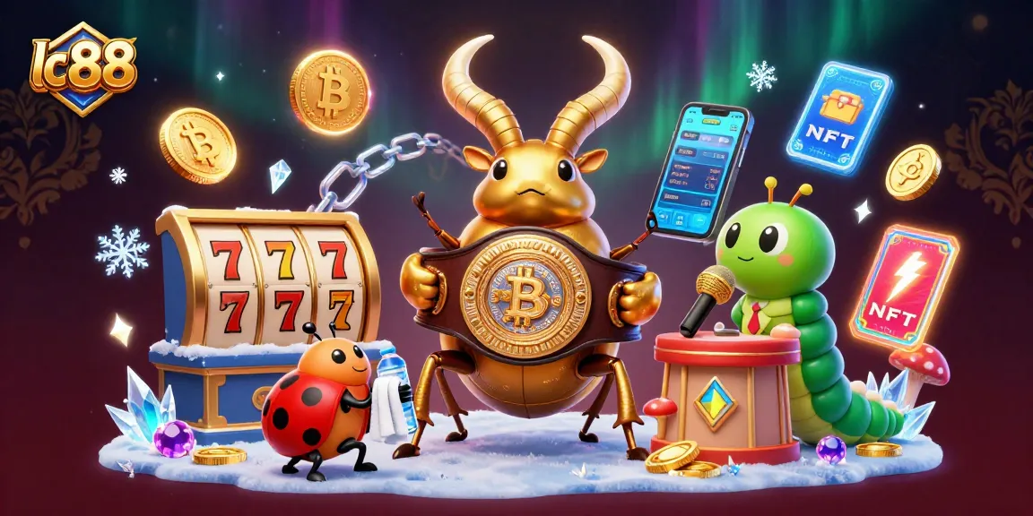 Join the action at lc 88 as a golden stag beetle champions jackpot slots in a vibrant casino scene.