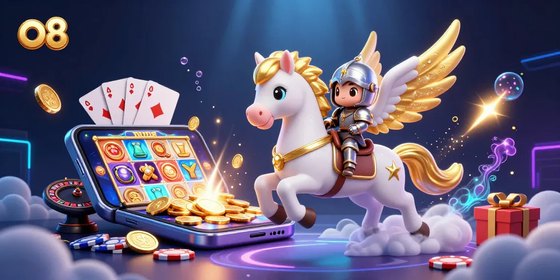 O8 players enjoying a dynamic gambling experience with vibrant slots and thrilling games.