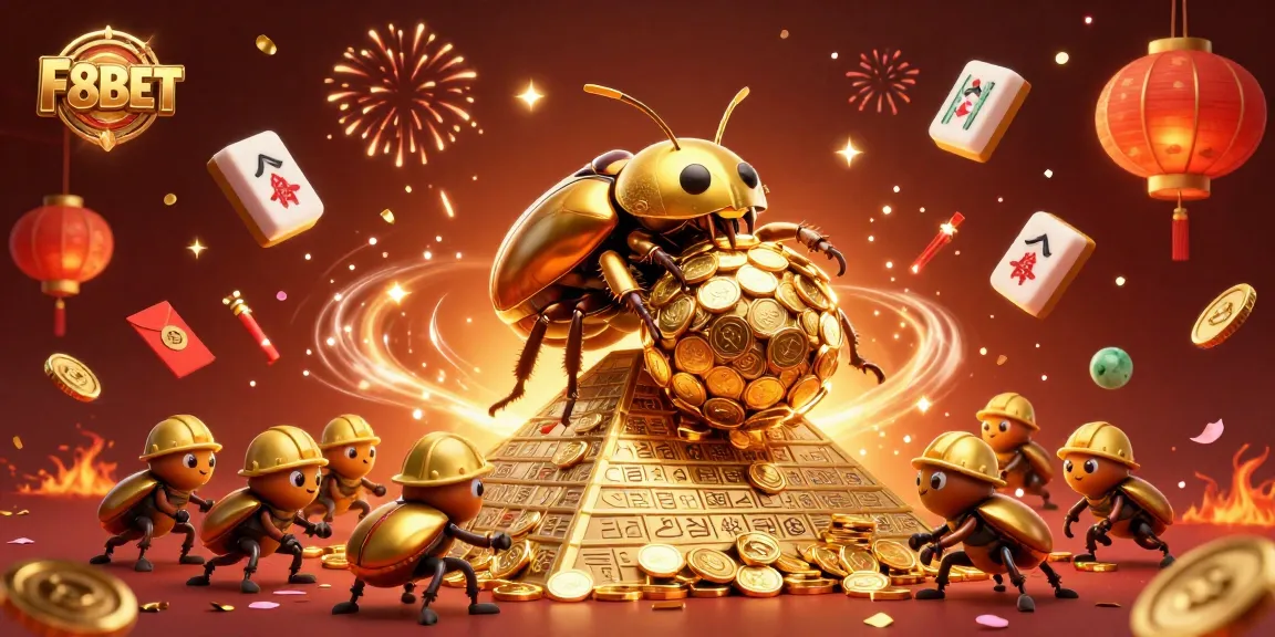Experience thrilling gaming at F8BET with vivid cartoon-style characters and dynamic casino elements.